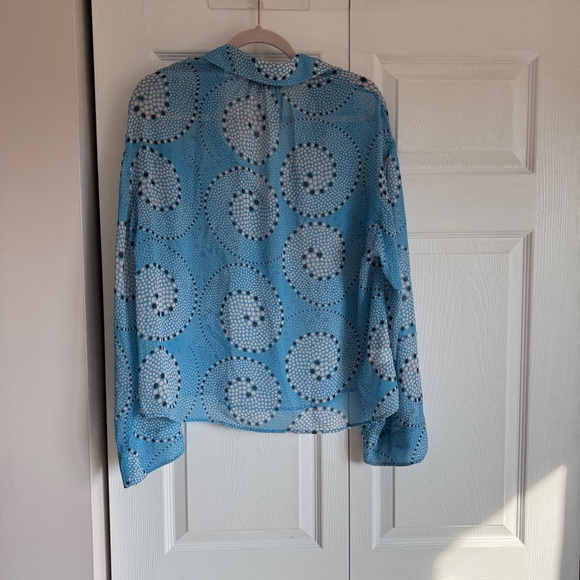 NWOT STAUD Marissa Printed Shirt - Picture 10 of 12